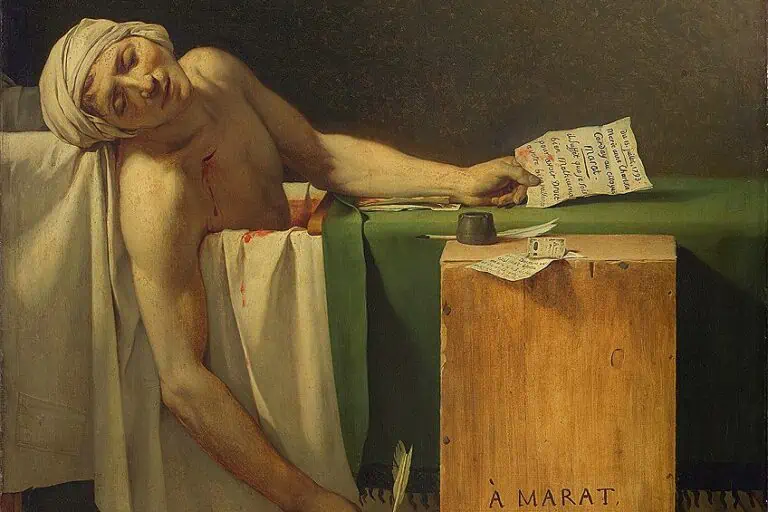“The Death of Marat” by Jacques-Louis David – An Analysis