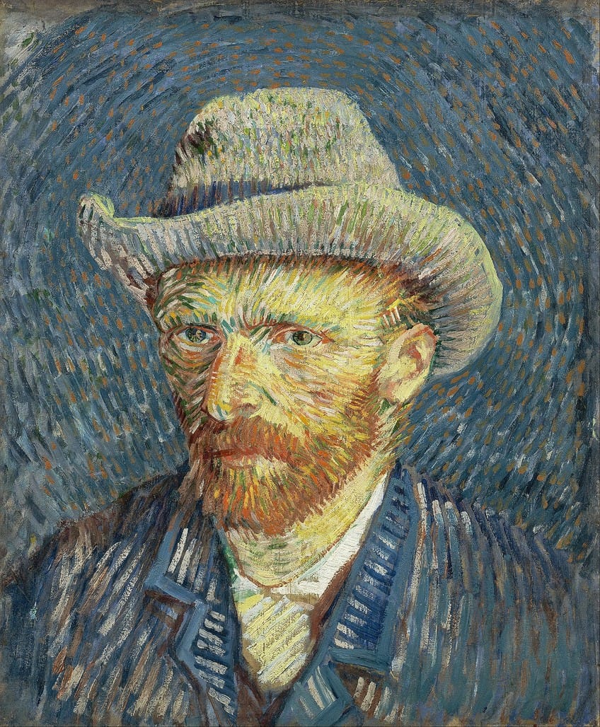 Van Gogh Skull Painting