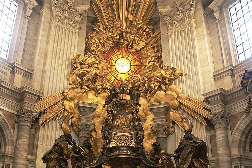 Chair of St Peter by Gian Lorenzo Bernini
