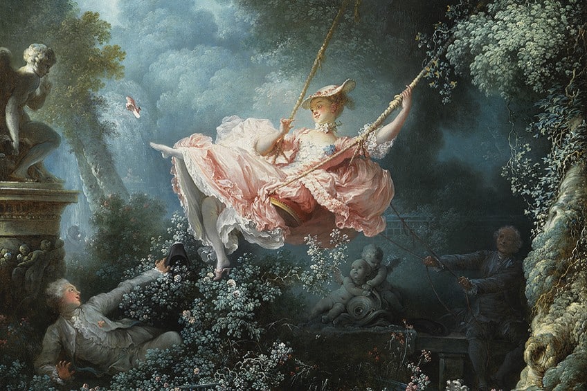 The Swing by Jean-Honoré Fragonard