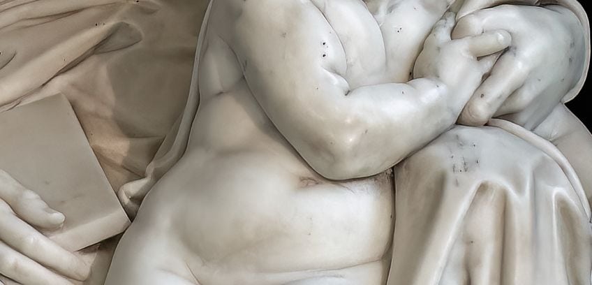 Michelangelo's Madonna Texture