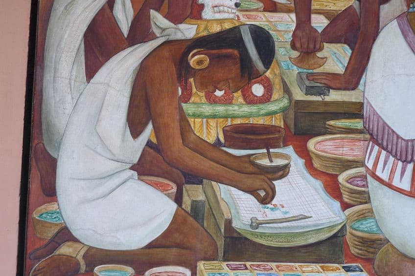The Flower Carrier by Diego Rivera