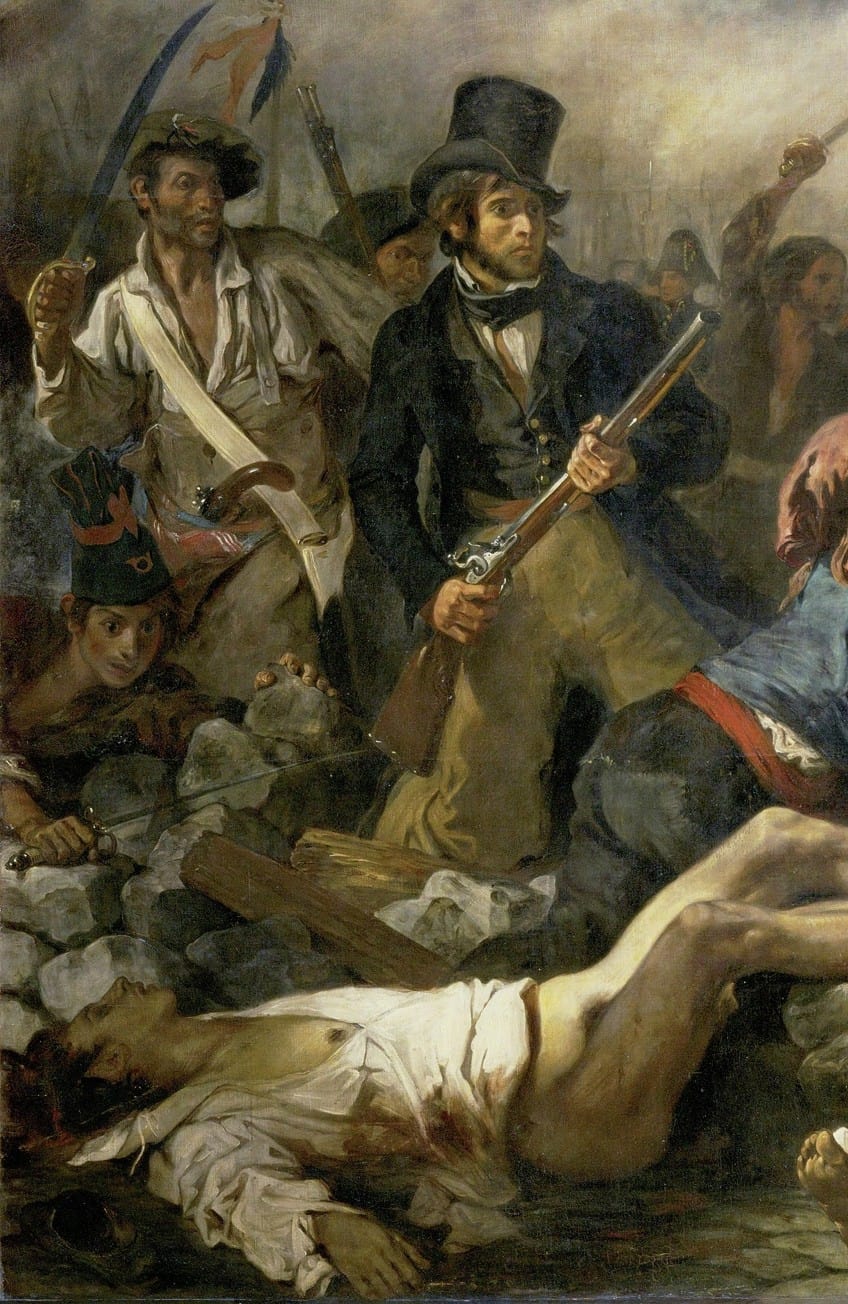 Detail of the French Revolution Painting