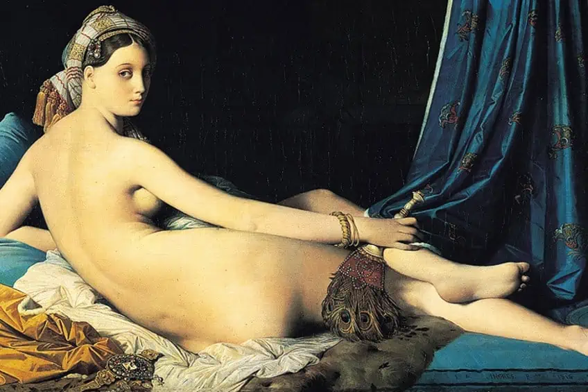 La Grande Odalisque by Jean-Auguste-Dominique Ingres