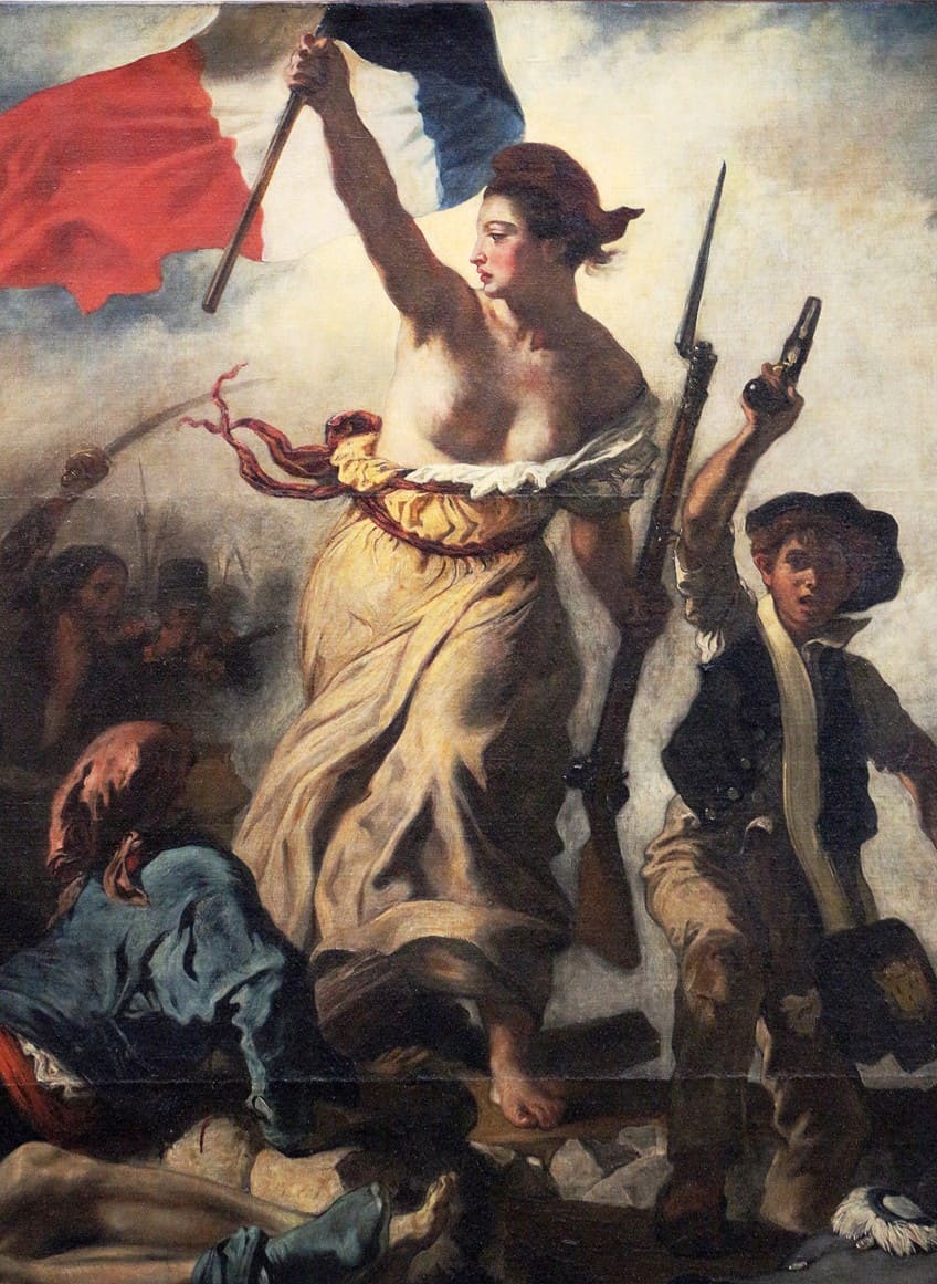 Liberty in the Famous French Revolution Painting