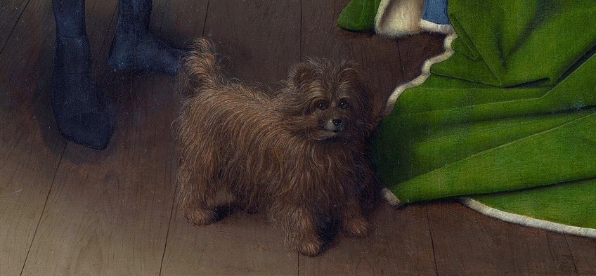 What Does the Dog in the Arnolfini Portrait Symbolize