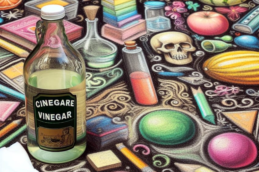 Use Vinegar to Clean Chalk Marker