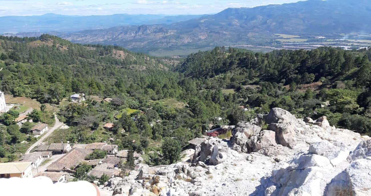 A panoramic view of San Antonio de Oriente, the Honduran town that became a recurring subject for José Antonio Velásquez.